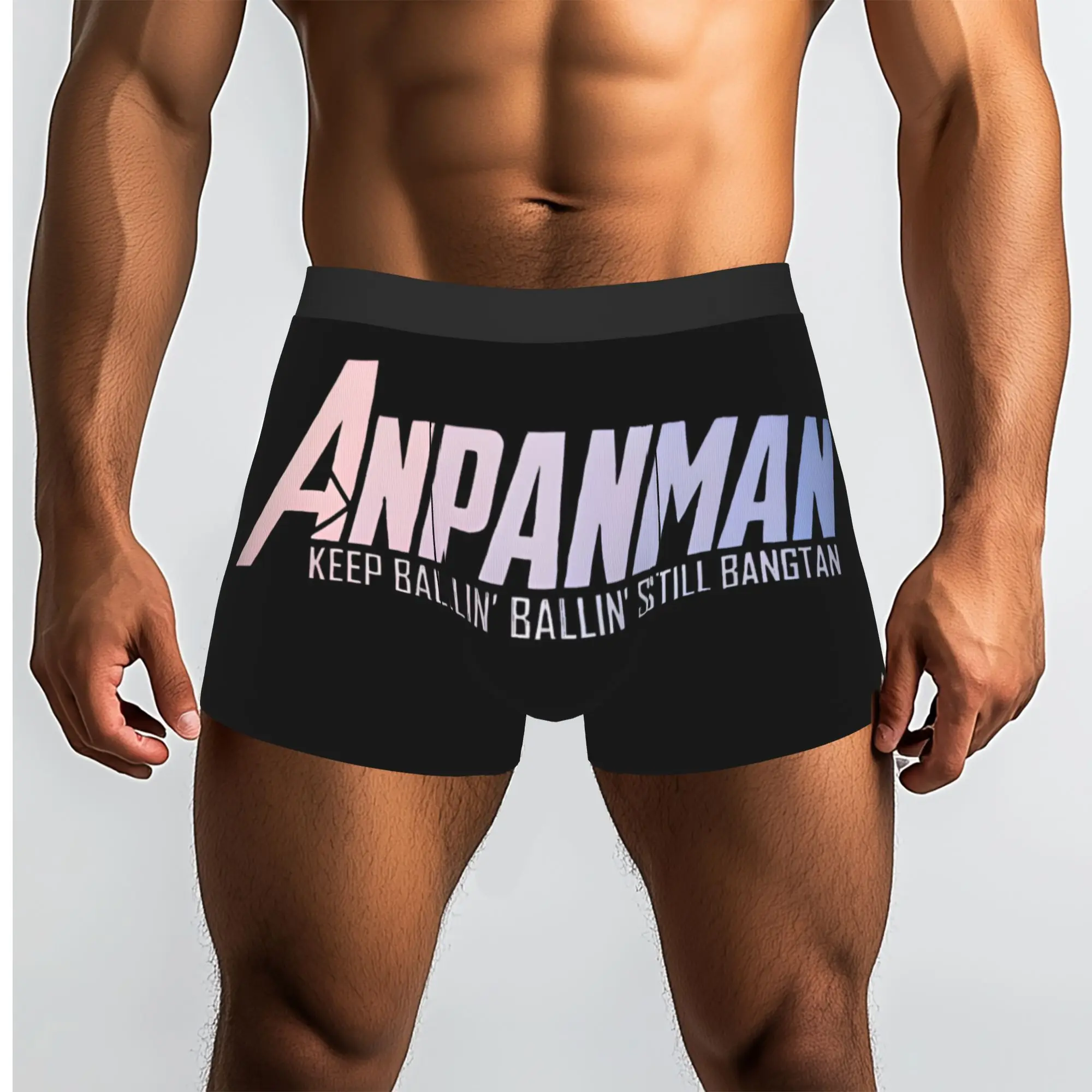 Anime Superhero anyway japan Bandai Anpanman Underpants Homme Panties Men's Underwear Ventilate Shorts Boxer Briefs