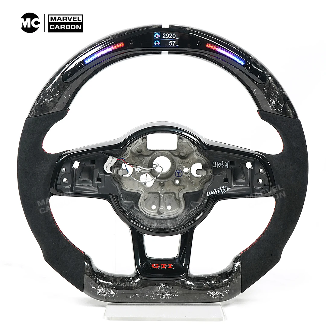 

LED Performance carbon fiber Steering Wheel Display Compatible for VW MK7 MK7.5 GTI