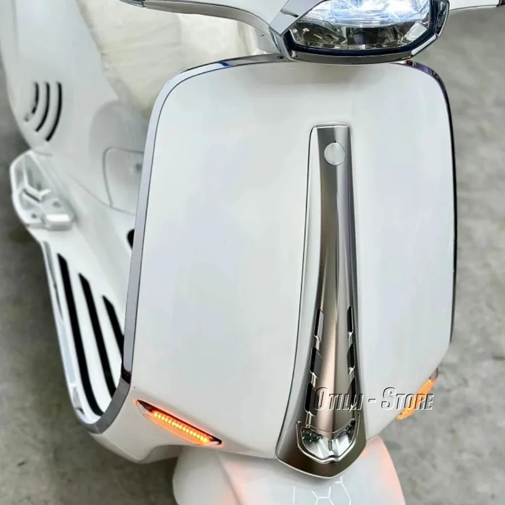 Aluminum Front Horn Head Fairing Cover For Vespa Primavera Sprint 150 Sprint150 Motorcycle Accessories Decorative Cover