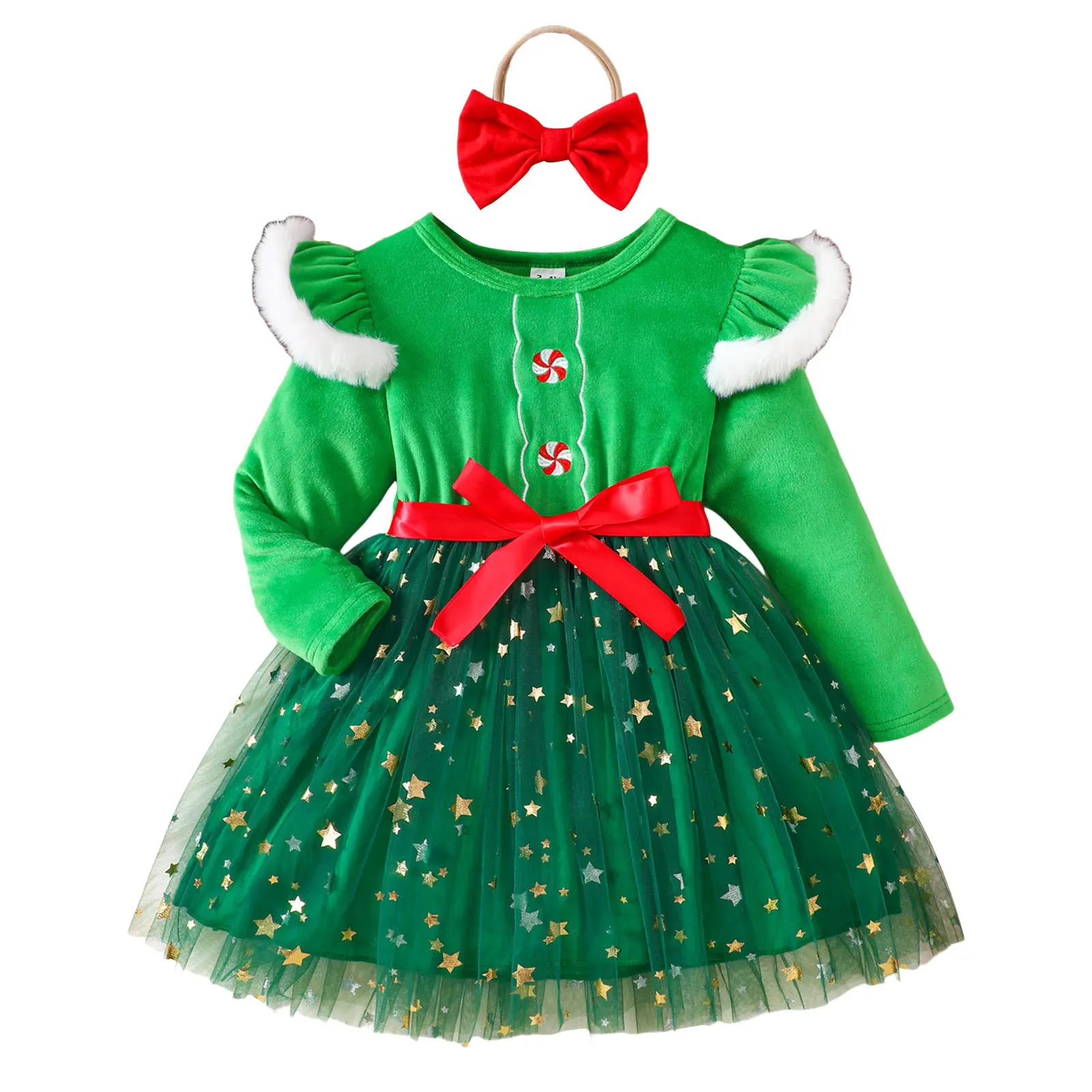 Dress Girls Christm… - image