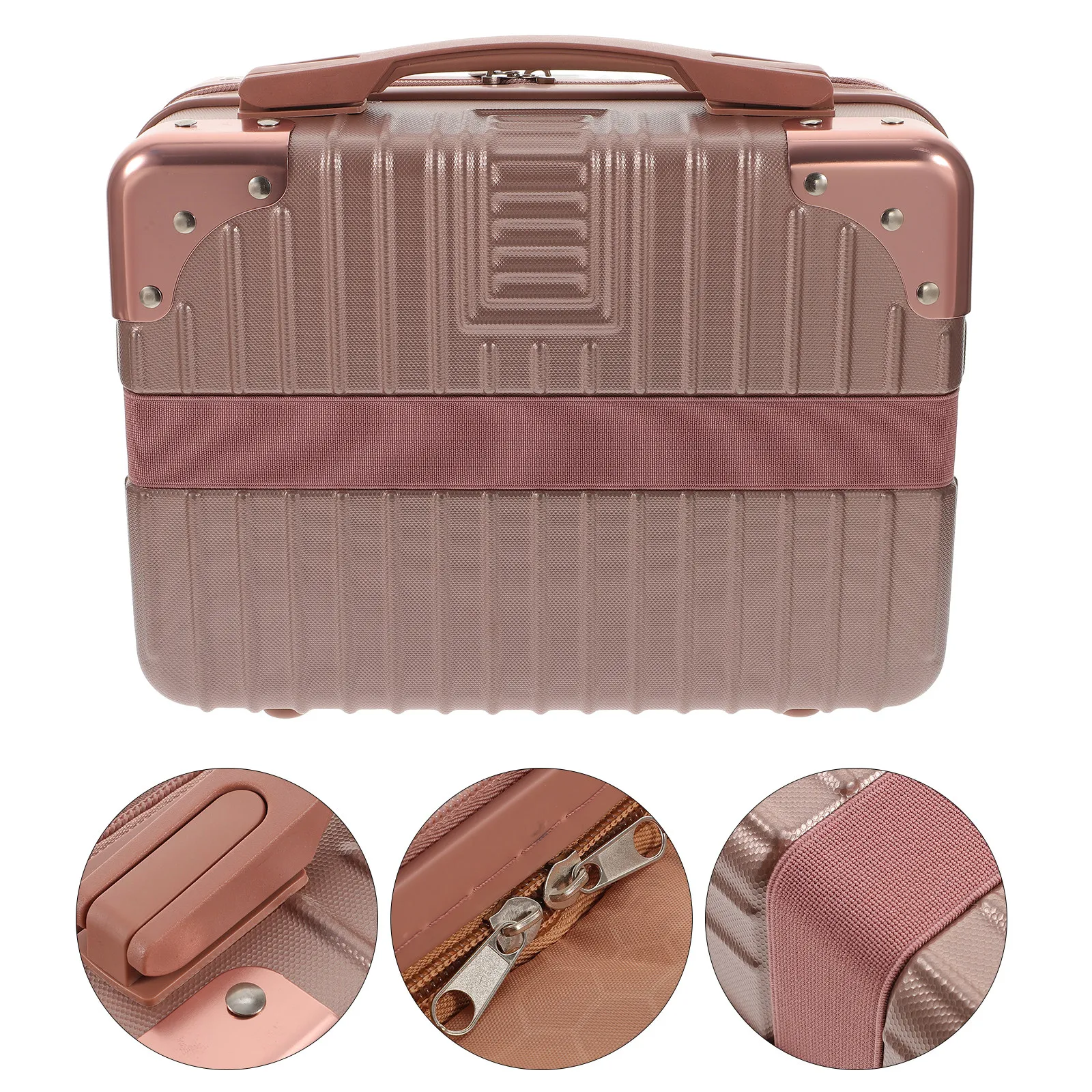 

1Pcs Traveling Storage Box Makeup Case for Women Portable Suitcase with Premium Material Long-Lasting Toiletries