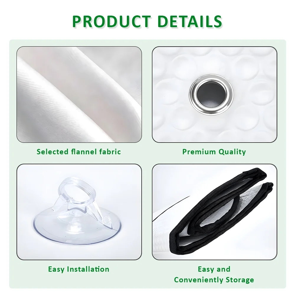 S-Scarface مظلة السيارات الستائر العازلة للحرارة الألومنيوم Film قابلة لإعادة الاستخدام شفط كأس كتل الأشعة فوق البنفسجية سيارة الشمس قناع حامي #5