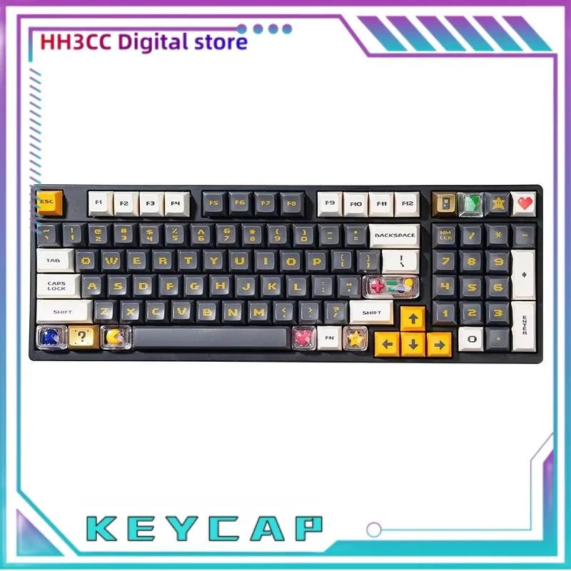 Creative Keyboard Keycaps 104 Keys Game Theme Pbt Material Thermal Sublimation Process Keycaps Tablet Laptop Keyboard Keycaps