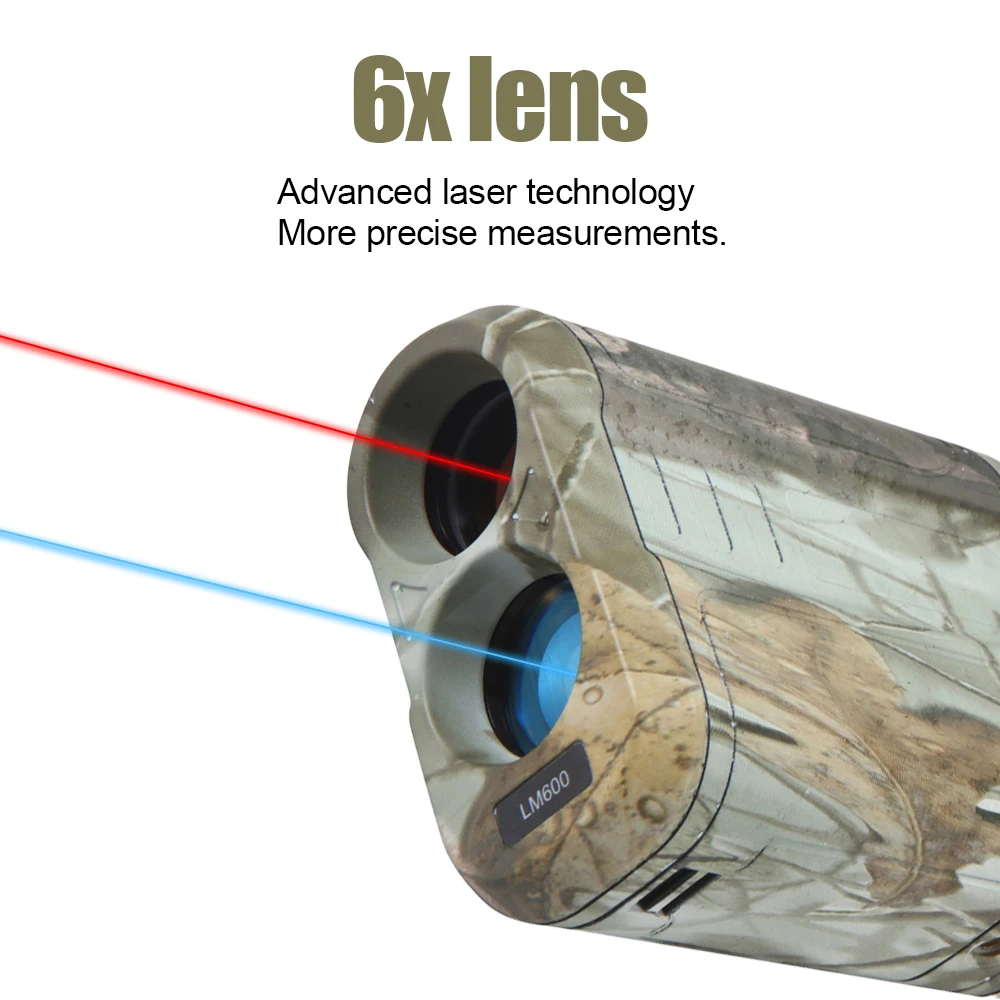 RZ Golf telemetro Laser 5-600M telemetro Laser monoculare misuratore di distanza Laser telescopio di misurazione del Golf da caccia digitale