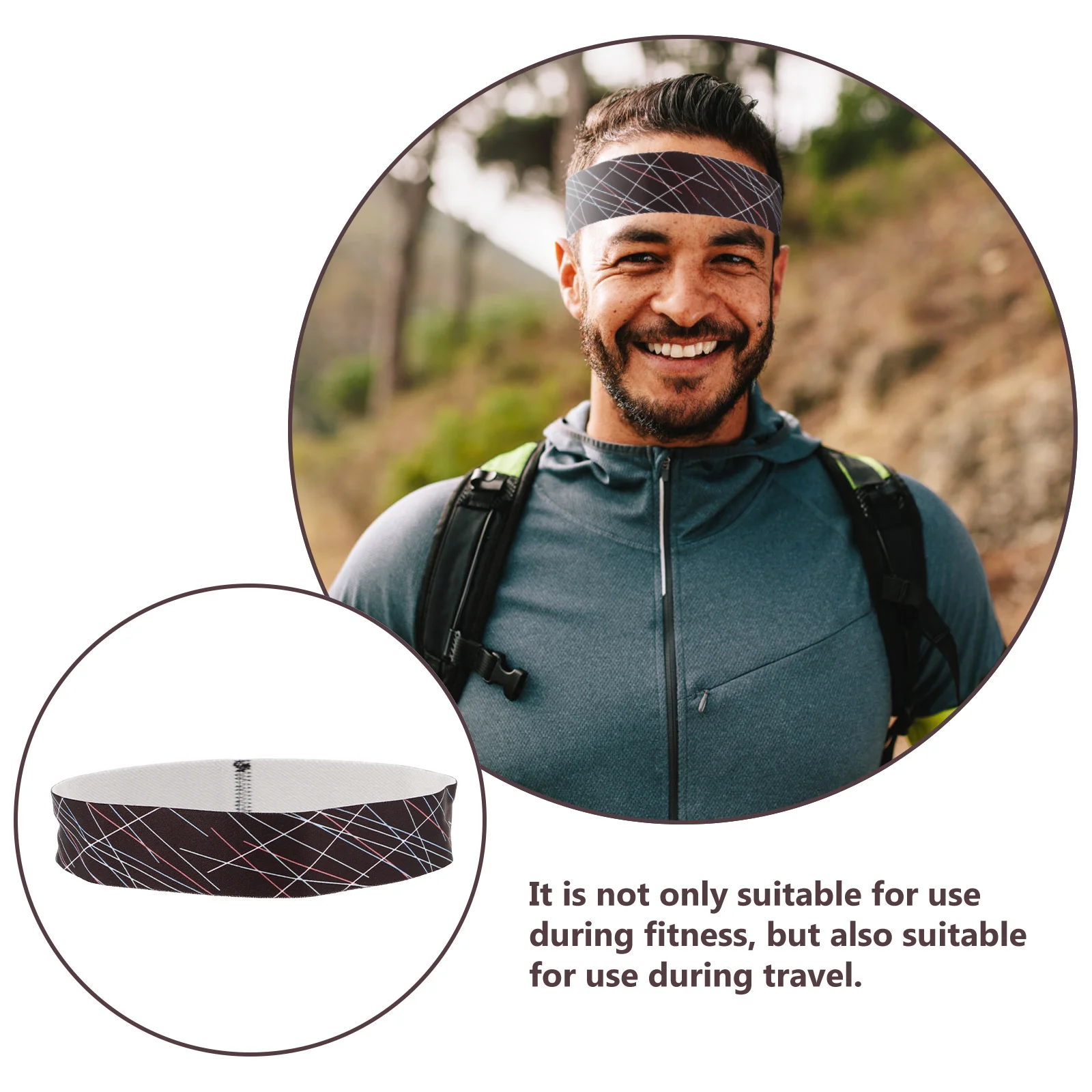 عصابة رأس رياضية قابلة للتنفس، عصابة رأس مضادة للانزلاق للنساء، اليوغا، كرة السلة، اللياقة البدنية، الصالة الرياضية، عصابة رأس رياضية #6