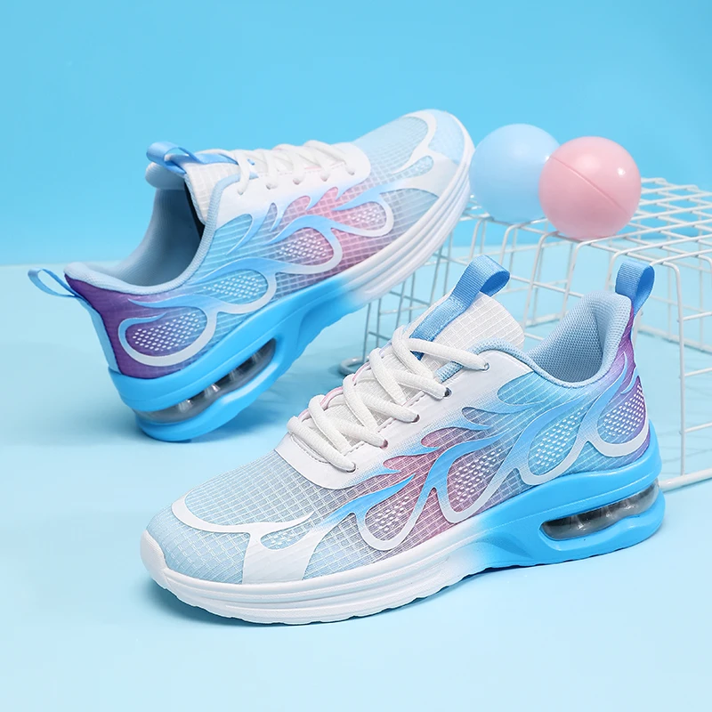 

Новые женские кроссовки, удобная спортивная обувь на воздушной подушке для женщин, кроссовки, уличные дышащие повседневные женские кроссовки с сеткой