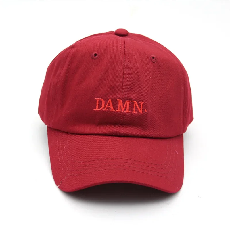 Unisex Spring summer DAMN Hats Embroidered Earth Dad Hat Hip Hop cap Kendrick lamar Rapper Snapback hats Baseball Cap wholesale