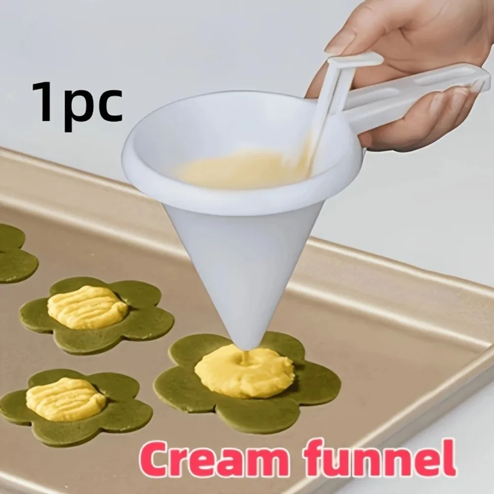 Handheld Cream Funnel Multifunctional Adjustable Batter Dispenser For Cake Chocolate Candies Making Baking Tool Easy White Decor - view 3