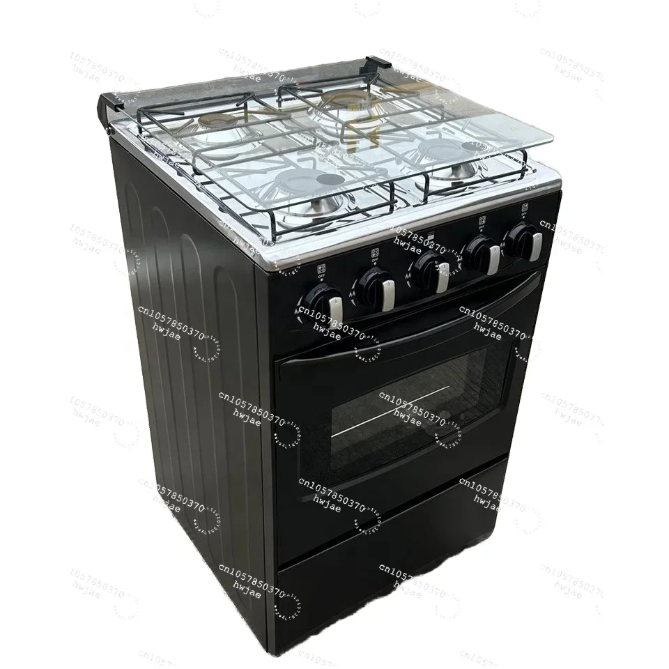 4 burner Gas Stove Top burner Cooking Gas Stove with Oven and Grill Convection Feature for Household Freestanding