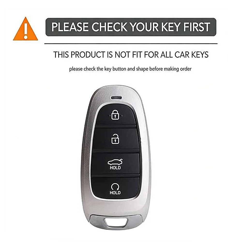 Silicone Car Key Fob Cover For Hyundai Santa Fe Tucson 2022 NEXO NX4 Sport Racing Style Auto Key Shell Remote Key Cover view 6