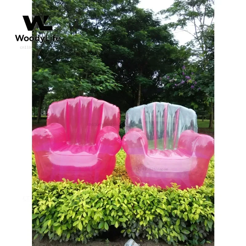 Fashionable and Trendy Inflatable Queen Single Sofa, Soft and Comfortable, Environmentally Friendly Material, New Style