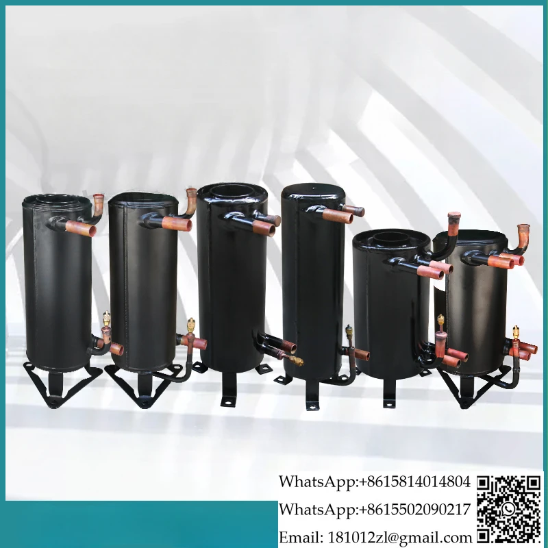 3 4 5P high efficiency tank heat exchanger shell and tube air conditioning heat pump air water cooling condenser