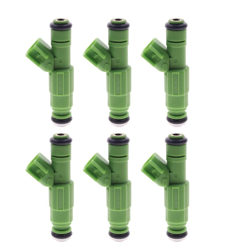 6 PCS Fuel Injectors For Dodge Caravan Chrysler Town & Country 3.3 V6 0280156007 812-12141 04861454AA