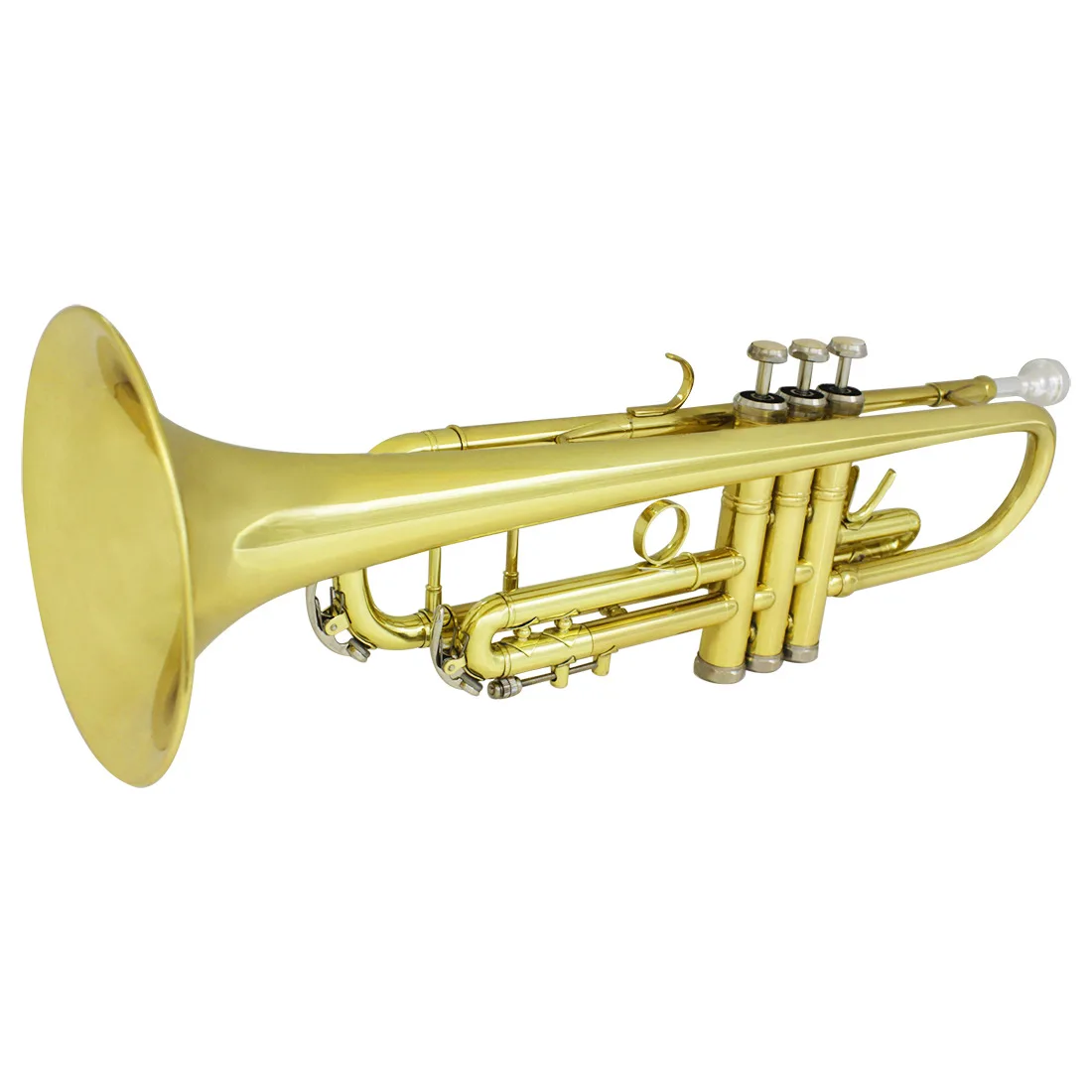 

Hooqu Wholesale Large Caliber BB Tone Gold Trumpet Brass Instrument With B-Body