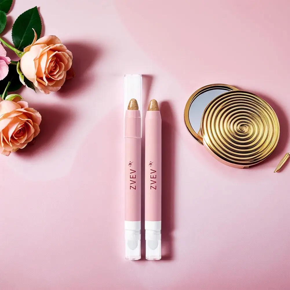 Stylo ver à soie éblouissant pour dormir, illumine les cernes, estompe le Contour, reflets, bâton de maquillage, lignes pour les yeux