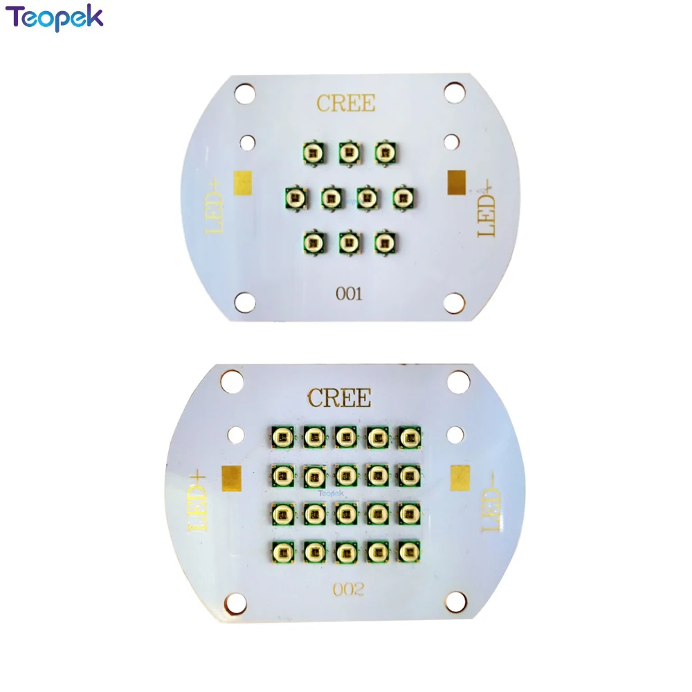 

XPE2 30W 60W Photo Red 660nm Far Red 730nm 10D 20D 24-26V XP-E2 LED Bulb Cooper PCB