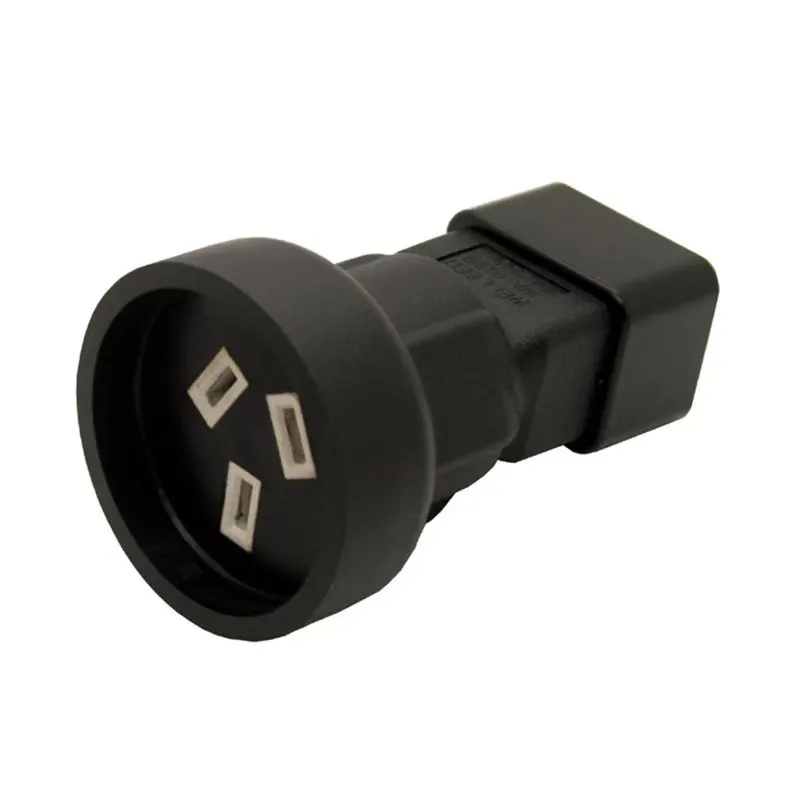 Iec 320 C20 Male to Saa Australia 3 Pin Female Power Adapter, C20 @16A 250V Australia Female @10A