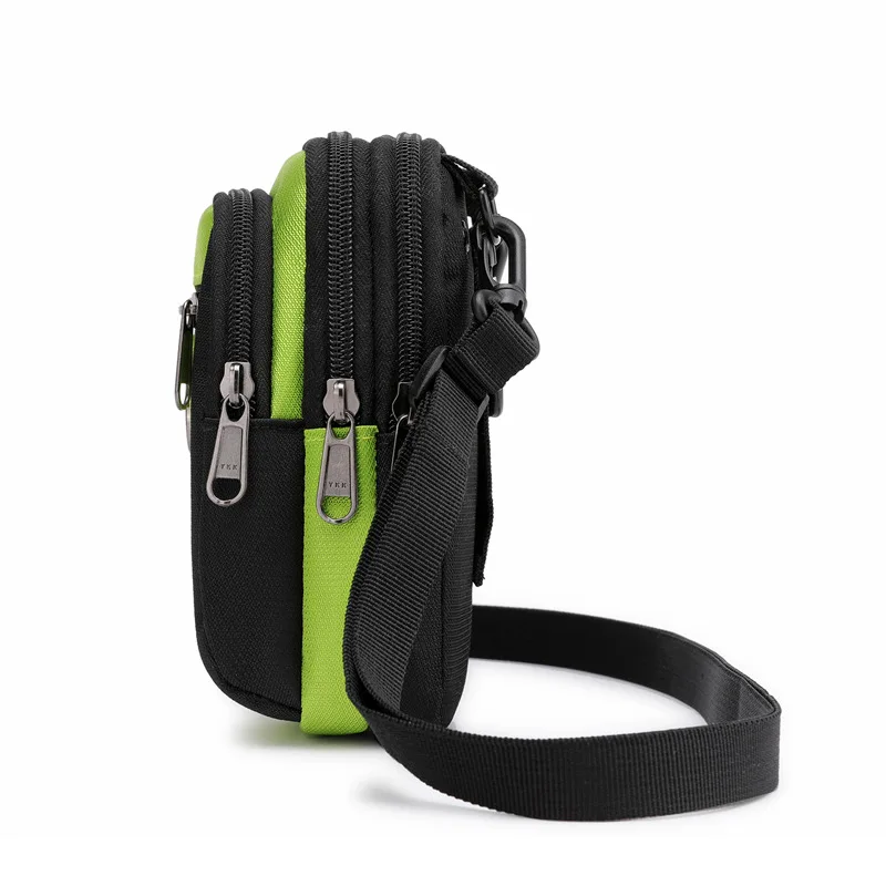 Multi-function Small Bags Mini Shoulder Crossbody Bag Men Nylon Mobile Cell Phone Pouch Waist Bag Hanging Bag Case bolsos purses