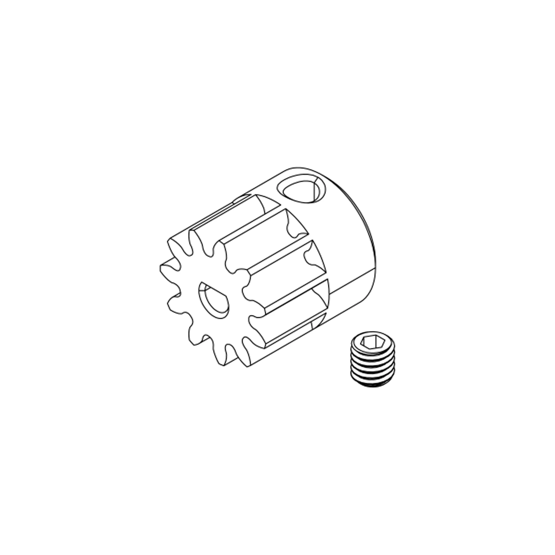

N517C-M06117 Motor Output Gear