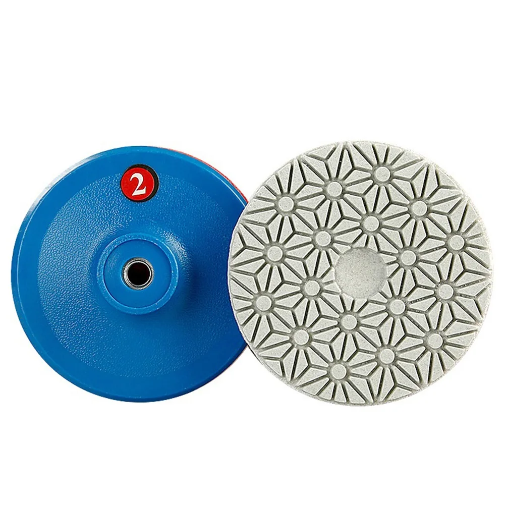 Granite Marble Polishing Pads Multiple Grit Options Smooth Glossy Finish For Limestone Efficient Polishing Pads For Granite