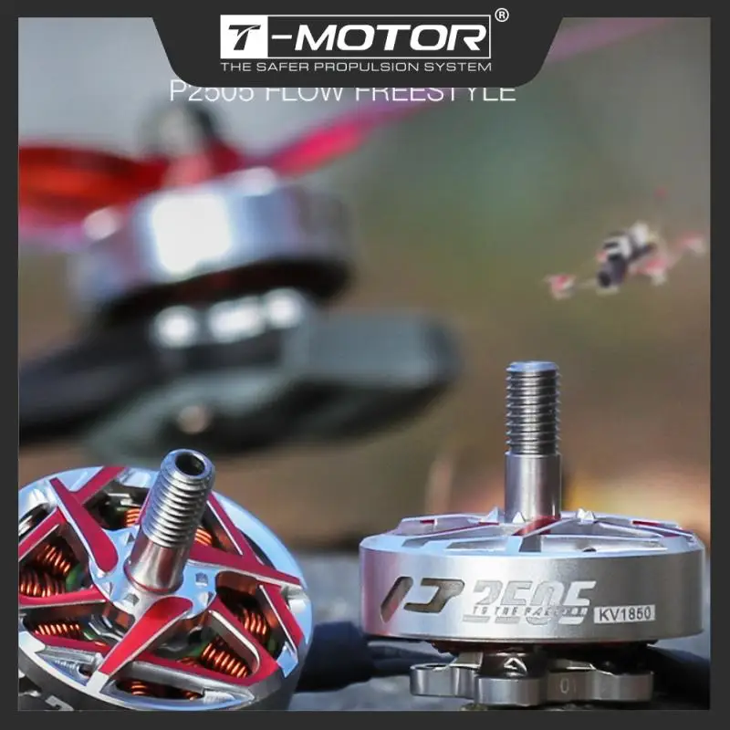 

T-MOTOR T-Hobby Drones DIY Parts P2505 5" Fpv freestyle Drone Motor 4-6S KV1850 Brushless Motor for Freestyle Version