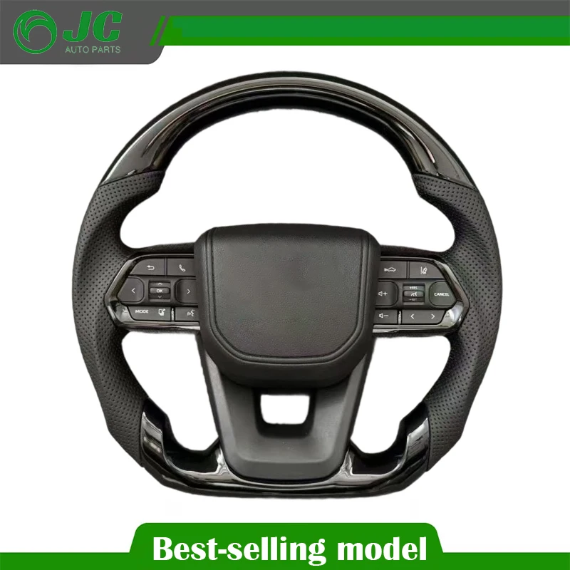 

Carbon & Leather Steering Wheel For Toyota GT86 Fortuner FJ Cruiser Hiace Land Cruiser LC70/76/79 Crown Alphard Vellfire Hilux