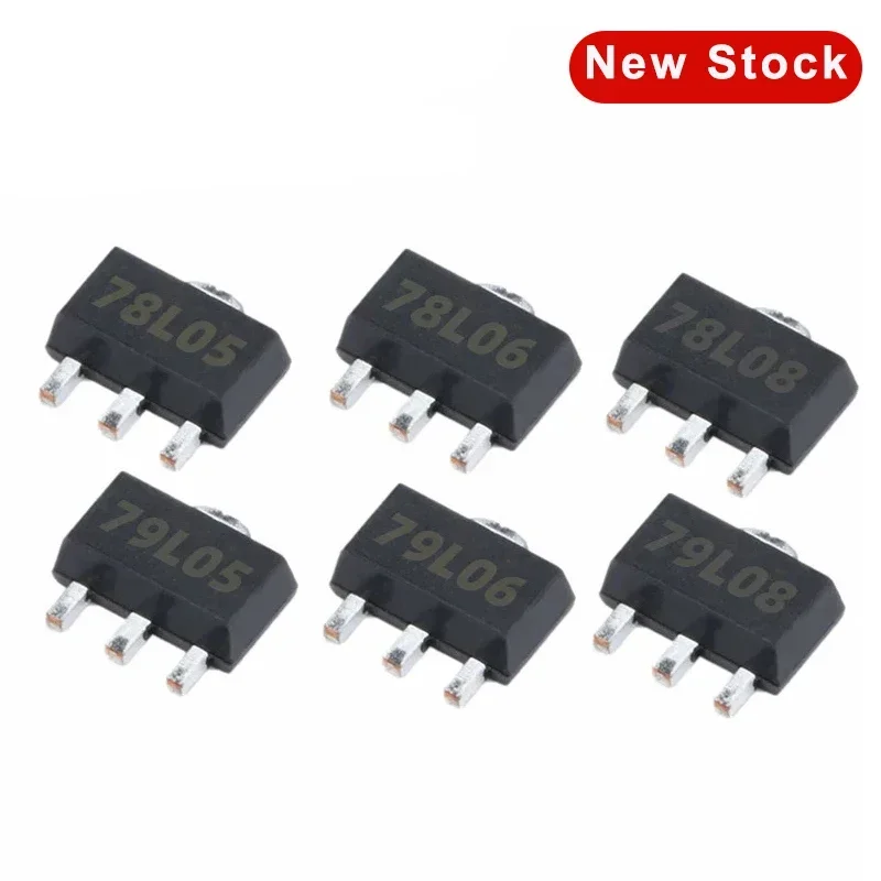 100PCS 78L05 SOT89 SOT SMD SOT-89 Triode 78L06 78L08 78L09 78L10 78L12 78L15 79L05