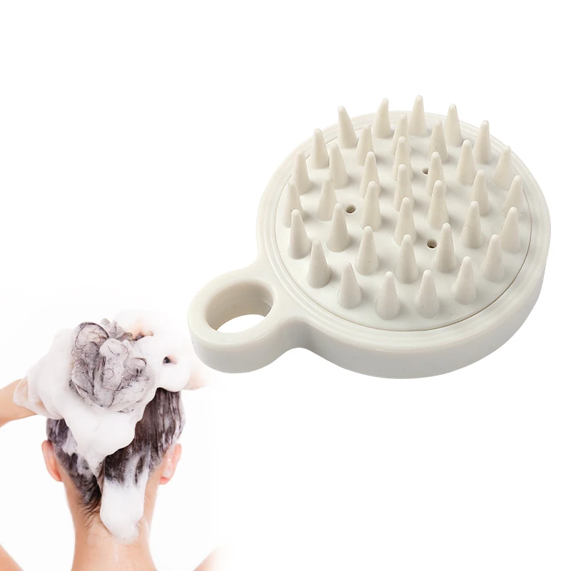 Silicone Hair Scalp Massager Shampoo Hair Massage Brush Head And Face Meridian Massage Tool Brush