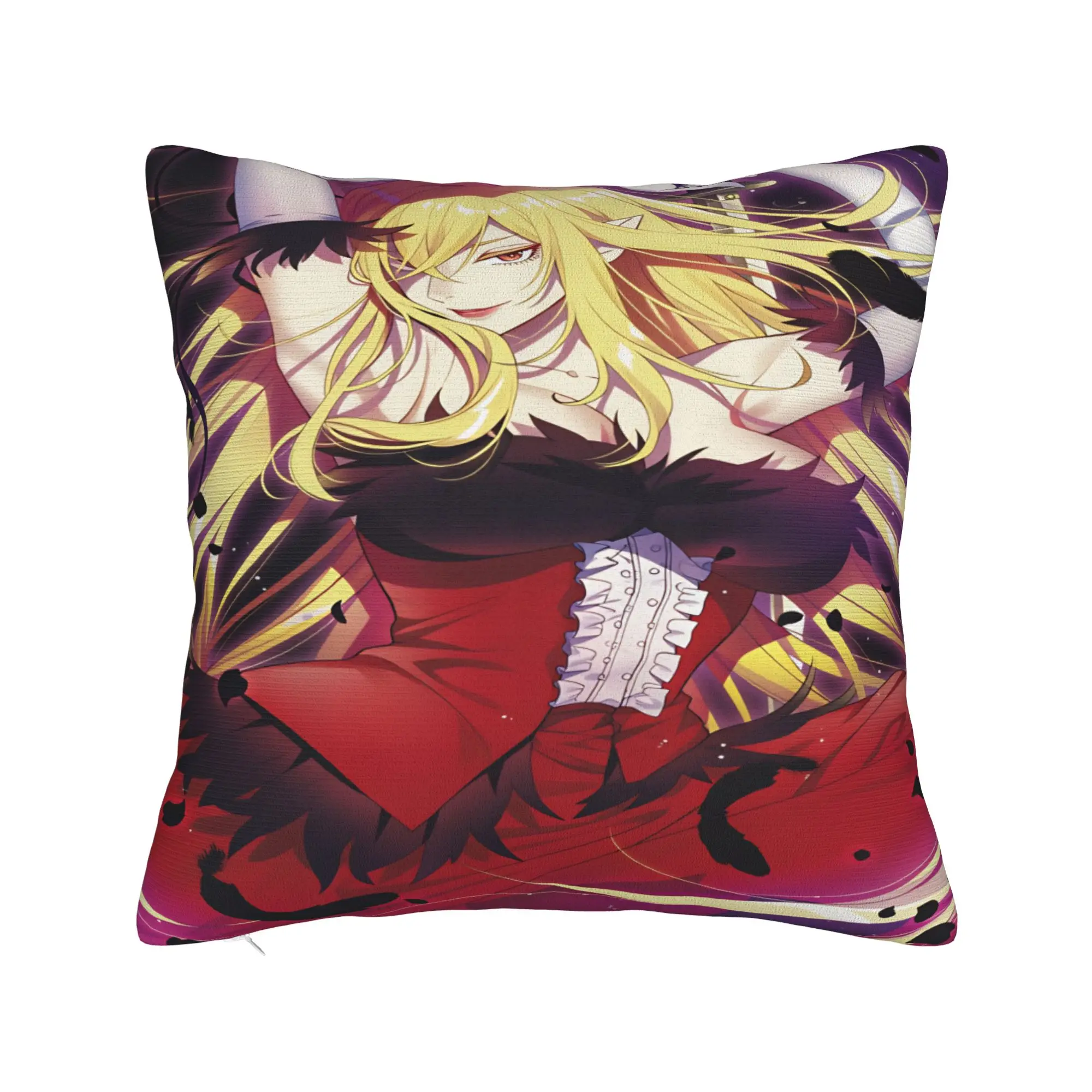 Oshino shinobu monogatari Pillow Case  Graphic Pillow Cover Vintage Pillowcases For Wedding Party Home Decor