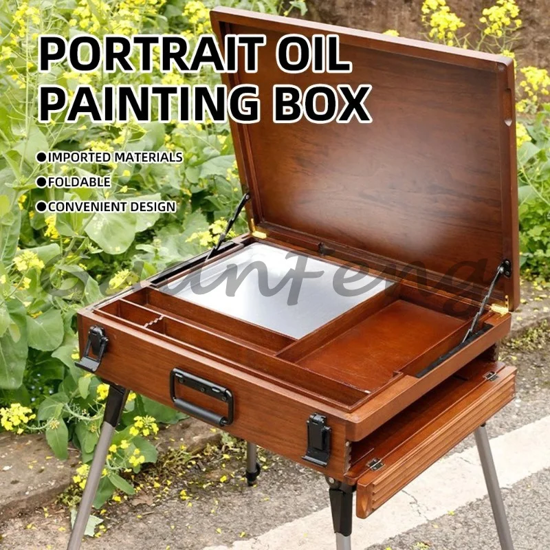 Painting Boxes and Frames Portable Folding Art Tools Storage Boxes