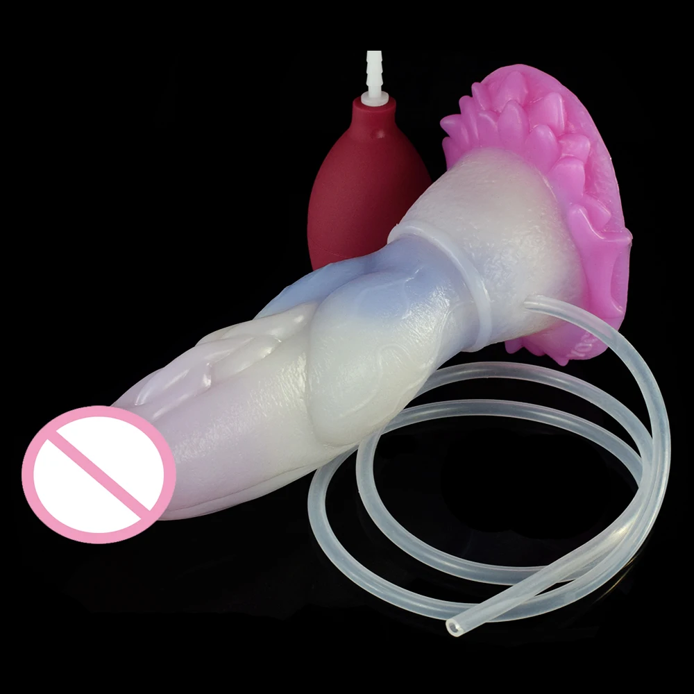 SMMQ لعبة شرجية واقعية مع وظيفة التدفق الوحش دسار لينة سيليكون كبير الديك تدليك البروستاتا منتجات للبالغين #6