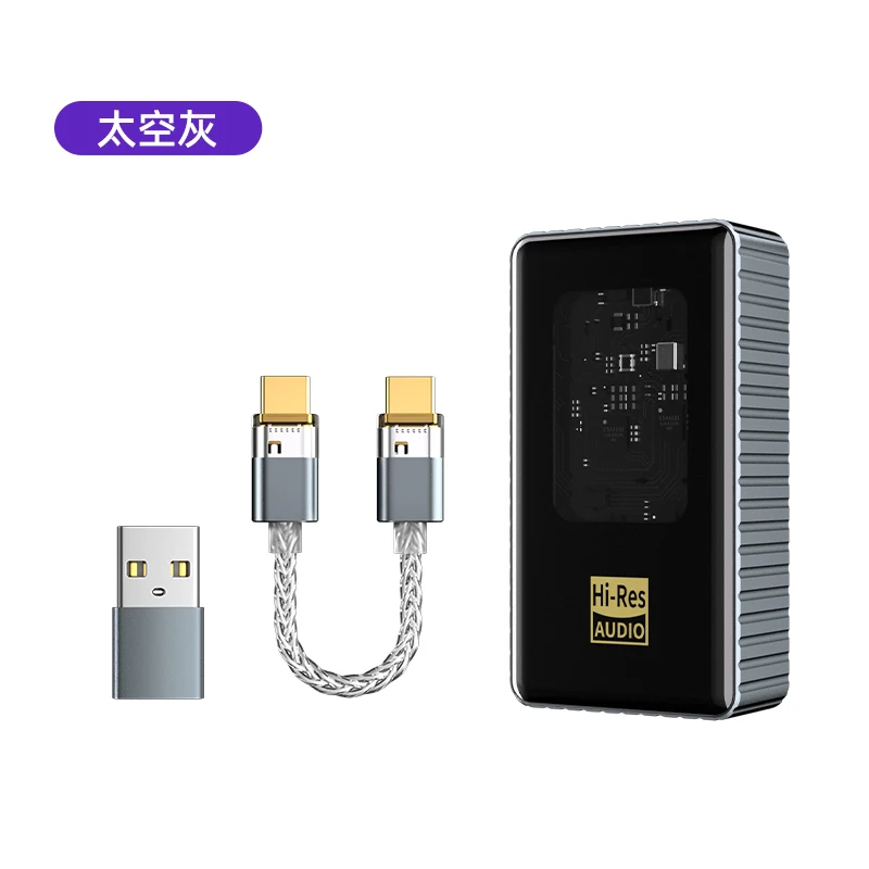 

eppfun HIFI Portable USB DAC/AMP Hi-Res 4 x CS43131 DACs Headphone Amplifer 32bit/768kHz & Native DSD512 | 3.5mm+4.4mm