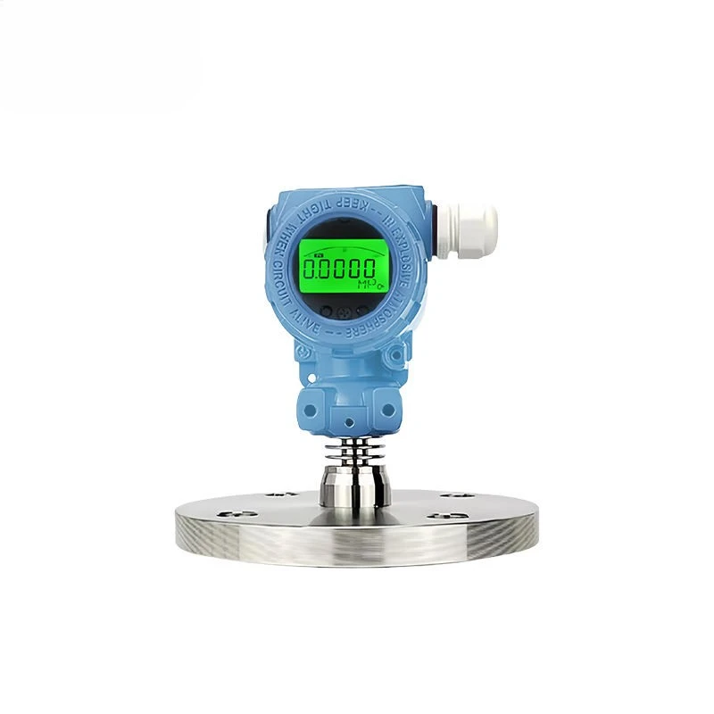 DN25 DN50 flange connection Ex-proof digital diaphragm seal pressure transmitter with 4-20mA LCD display
