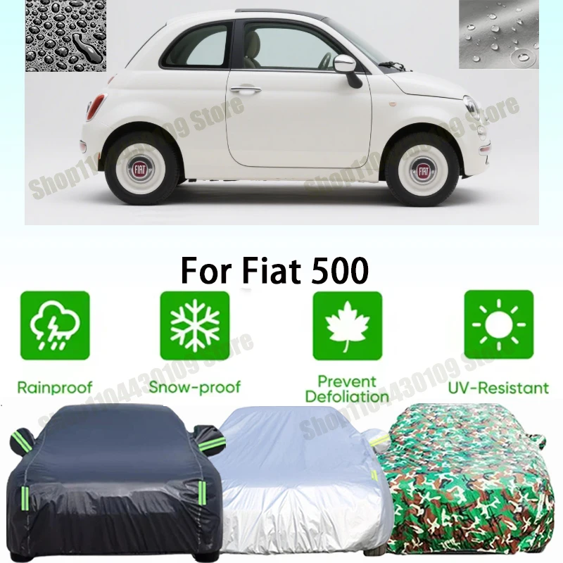 

Чехол для автомобиля, защита от непогоды, водонепроницаемый, солнцезащитный, от снега, анти-УФ, для Fiat 500
