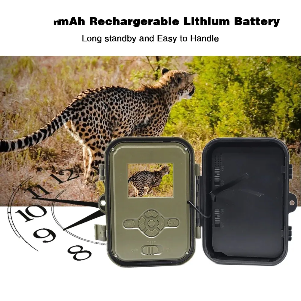 4G-Jagdkamera 4K 120MP mit APP-Steuerung, Nachtsicht, Wildtierbeobachtung, 8000MA Lithium-Batterie – Detail 6