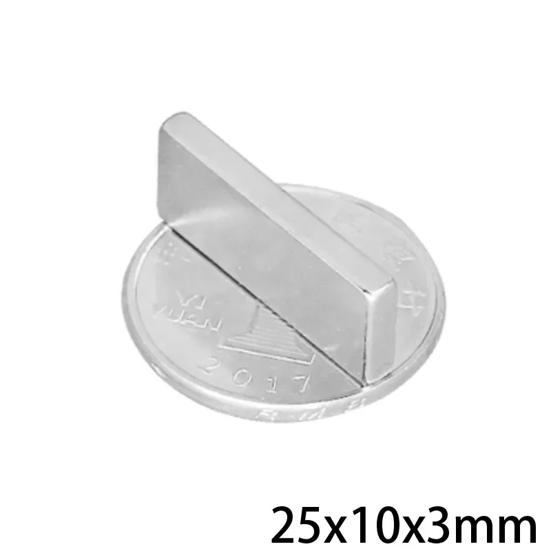 25x10x3 Block Magnets 25mmX10mmx3mm Strong Rectangular Magnets 25x10x3mm For Home Refrigerators, Offices DIY 25*10*3