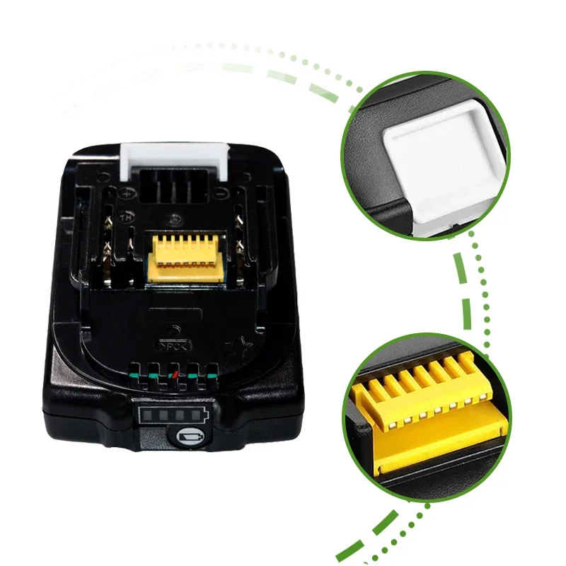 

18V BL1820B BL1830B 3.0Ah for Makita Li-Ion Battery Replacement BL1815 BL1850 BL1840 BL1860B LXT400 Compatible