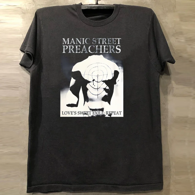 

Manic Street Preachers Rock Band Album Men's Summer Casual Sports Comfortable Breathable Cotton Short Sleeve T-Shirt Tide Tee
