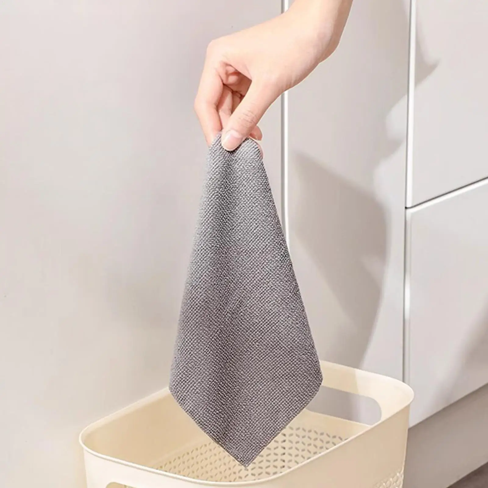 20pcs Microfiber Cleaning Rags Streak-Free Super Absorbent C