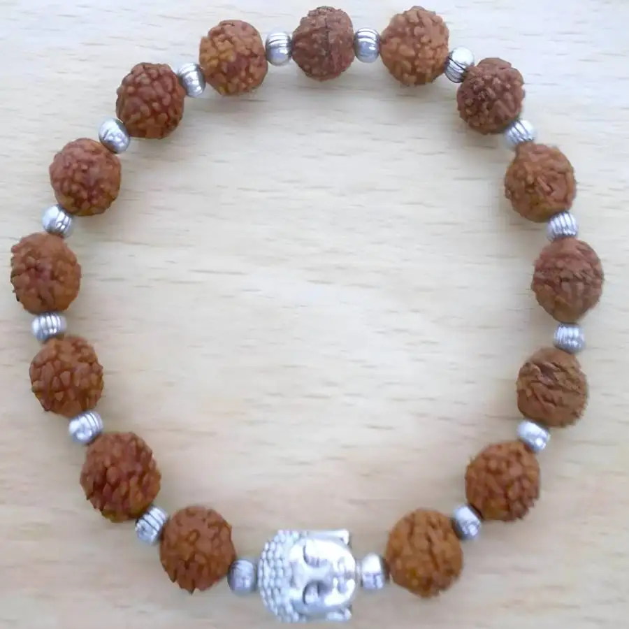 Rudraksha Bead Silv…