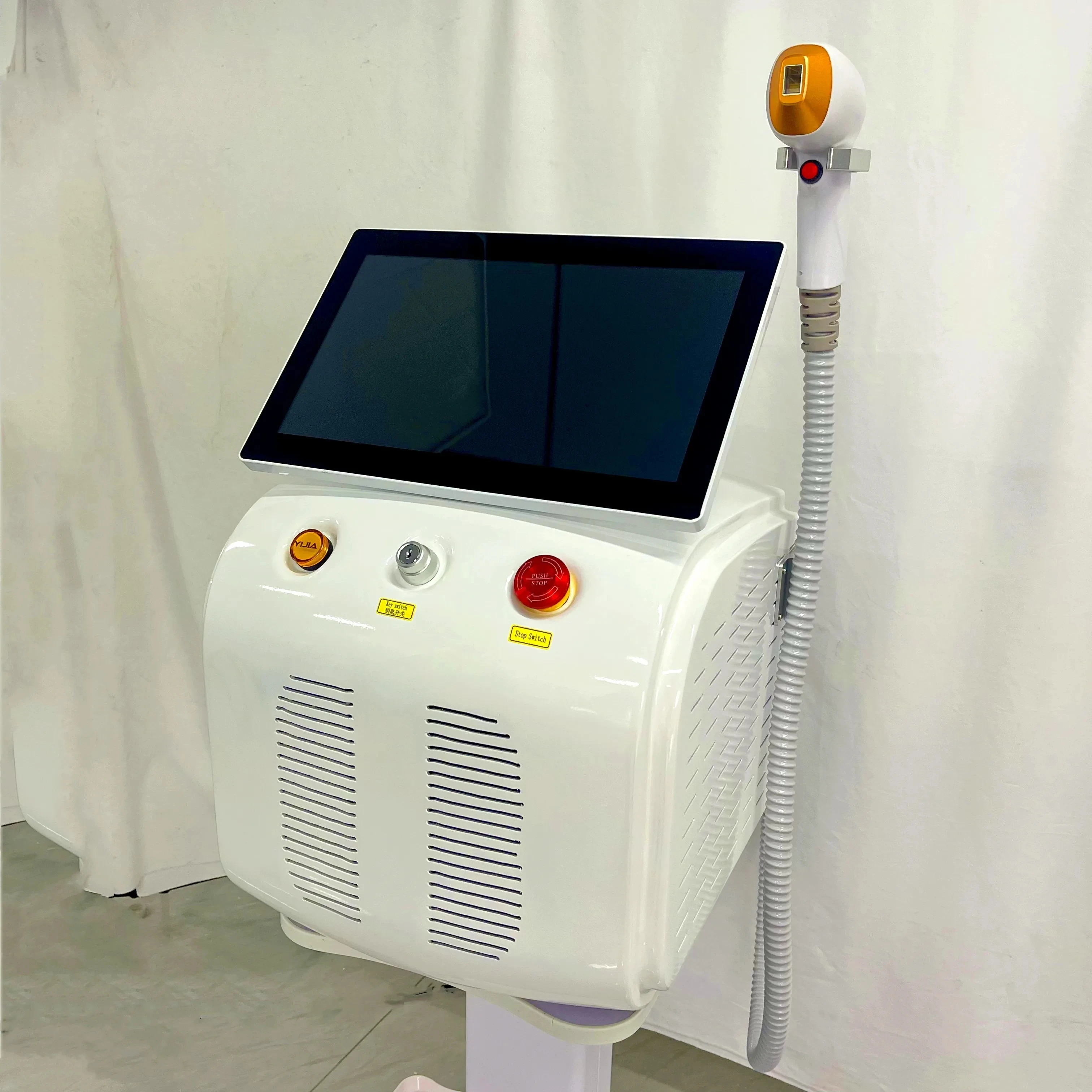 Diode Laser Hair Removal Machine 2024 Permanent Ice Platin Cooling System 4Wavelength 755 808 940 1064nm Epilator