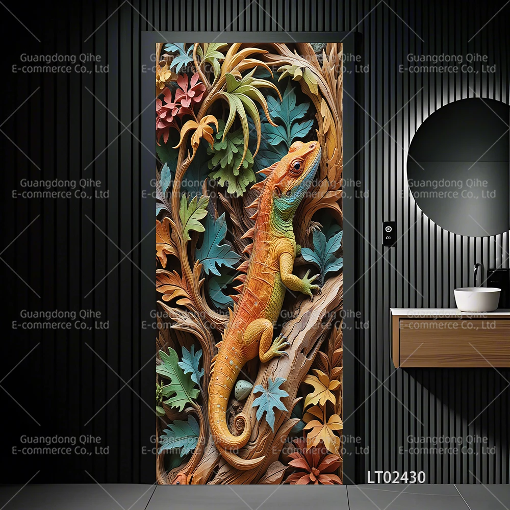 3D Animal Relief Door Stickers - Art Craft Door recension och pris