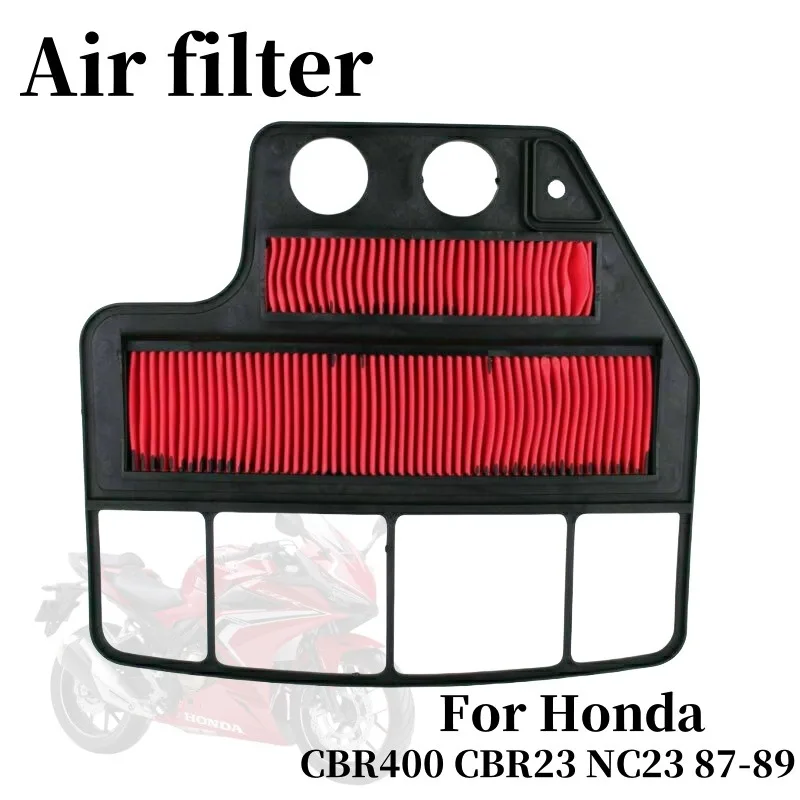 

Air Filter Cleaner Element Fits for Honda CBR400RR CBR400 CBR23 NC23 1987-1989 Air Inlet Filter Motorcycle Engine Accessories