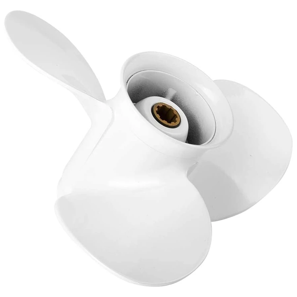 A01K-Outboard Propeller For 9.9Hp 15Hp 9 1/4X 9 Boat Motor Screw Ship Marine Engine Parts 3 Blade 8 Spline