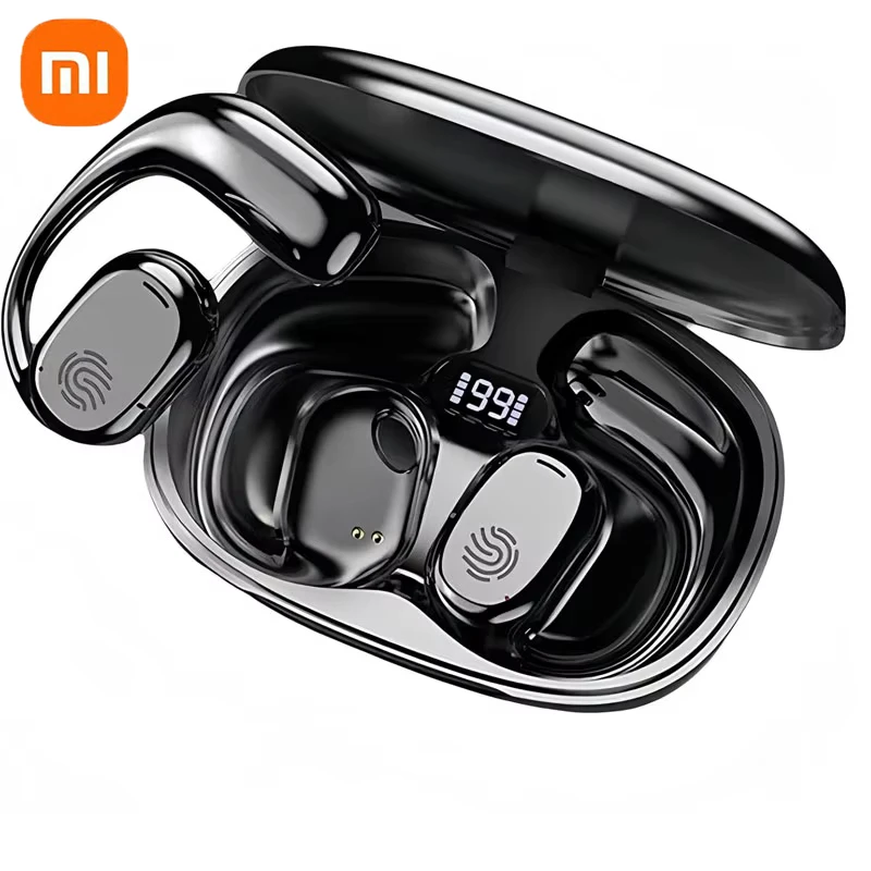 Redmi بلوتوث 5.3 الأذن هوك سماعات TWS سماعات لاسلكية LED سماعات مقاومة للماء HiFi ستيريو الحد من الضوضاء سماعات الأذن #1