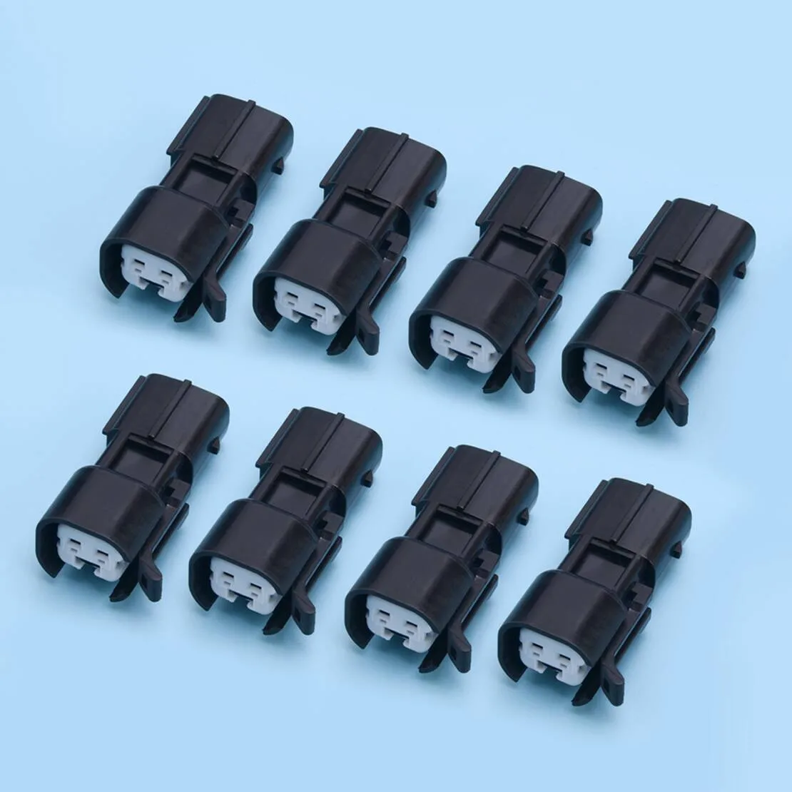 8pcs Fuel Injector Connector Fit for USCAR EV1 to EV6 & EV14 LS1 LS2 LS3 RF