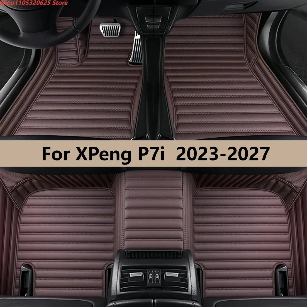 

Car Floor Mats For XPeng P7i 2023 2024 2025 2026 2027 Auto Anti-dirt Full Set Carpet Pads Vehicle Foot Matts Rugs
