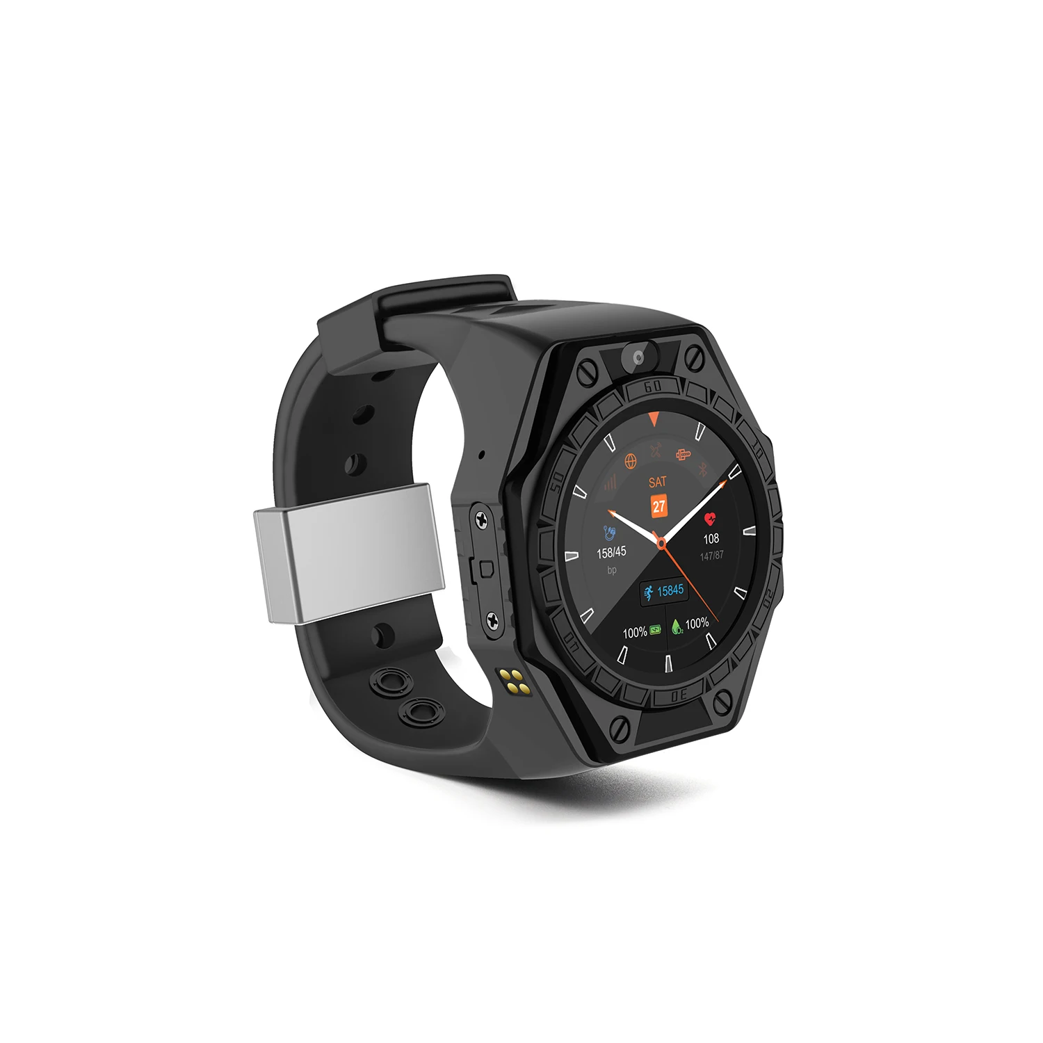 تصميم احترافي مضاد للتفكيك ومقاوم للعبث 4G ساعة ذكية للتتبع الهجين/سوار معصم فقط