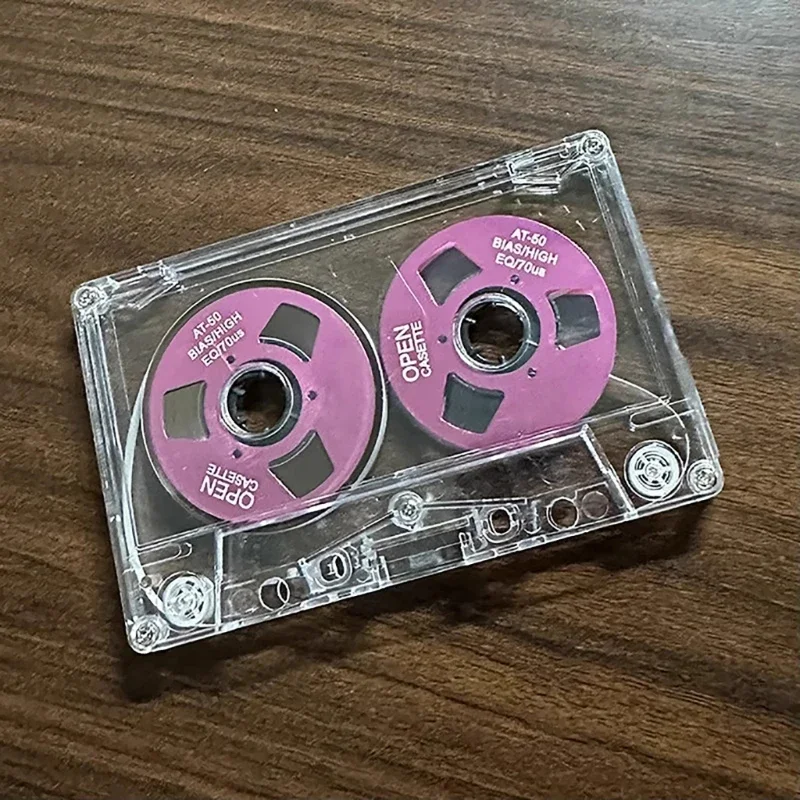 Reliable 50 Minutes Blank Cassette Tape Double Side Metal Tape Standard Empty Cassette Tape for Music Recording