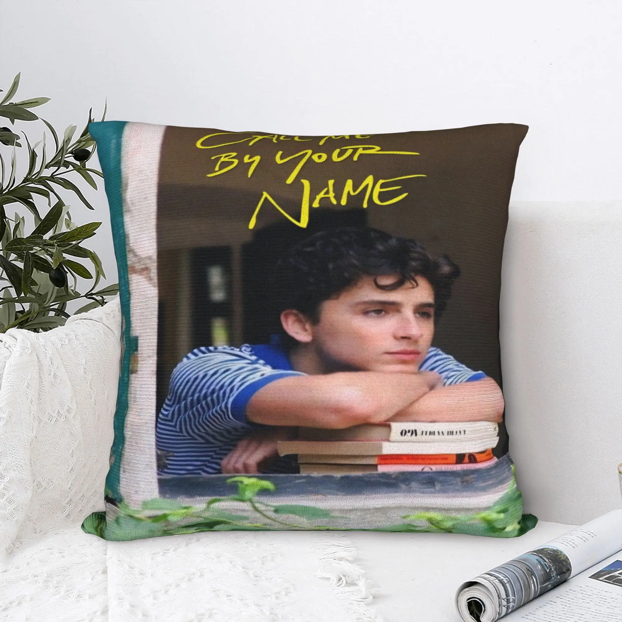 Call Me by Your Name Printed Pillowcase Cushion Cover  Pillow Covers New Style Seat Decor Square Multi-Size